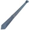 Excellent GUCCI tie GG pattern jacquard blue silk mens Used