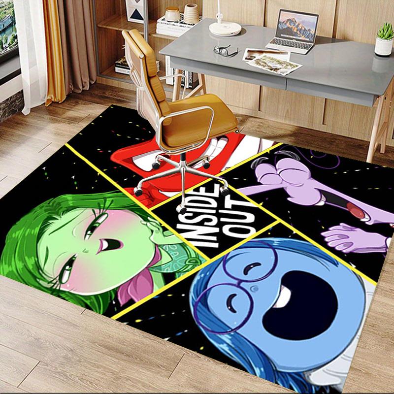 Inside Out Emotions Adventure Carpet For Playroom Bedroom Living Room Sofa Home Decorkids Game Area Rug Nonslip Floor Mat