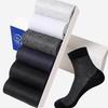 Langsha Men's 7A Anti-odor Breathable Cotton Mesh Mid-Calf Socks