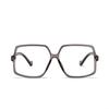 Glasses 95172 Square Large Frame Trend Flat Mirror