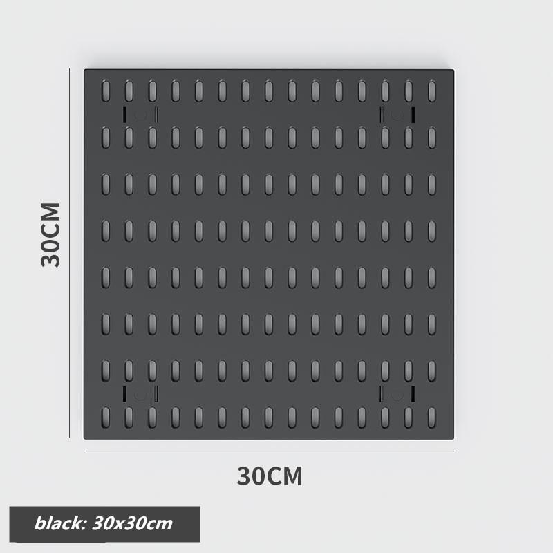 Punch-free Hole Board Vertical Desktop Wall Hanging Office Desk Storage Shelf Reading Room Desktop Kitchen Bathroom Storage Rack