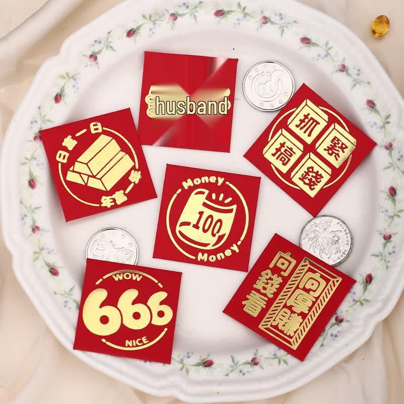 Cute Mini Creative Red Envelopes (50-Pack)