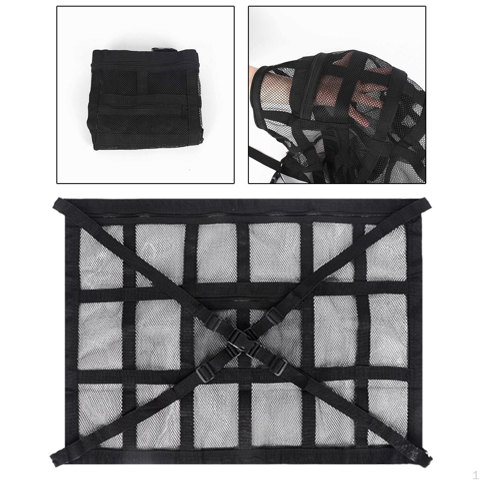 

Автомобильный потолочный карман-сетка для груза Автоаксессуары Усиленная грузоподъемность Органайзер для хранения на крыше для 70x50cm