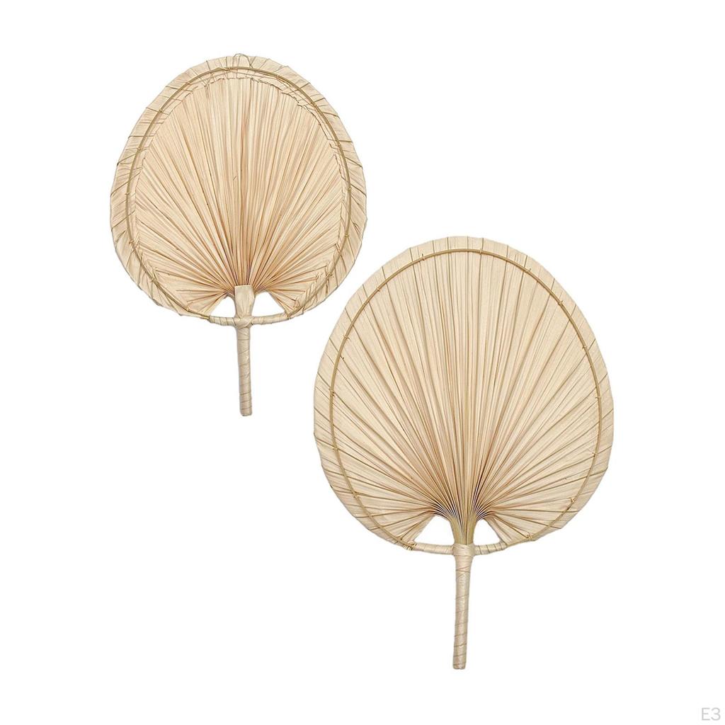 Hand Woven Holding Fan Boho Cooling Supplies Decorative Fans Tropical