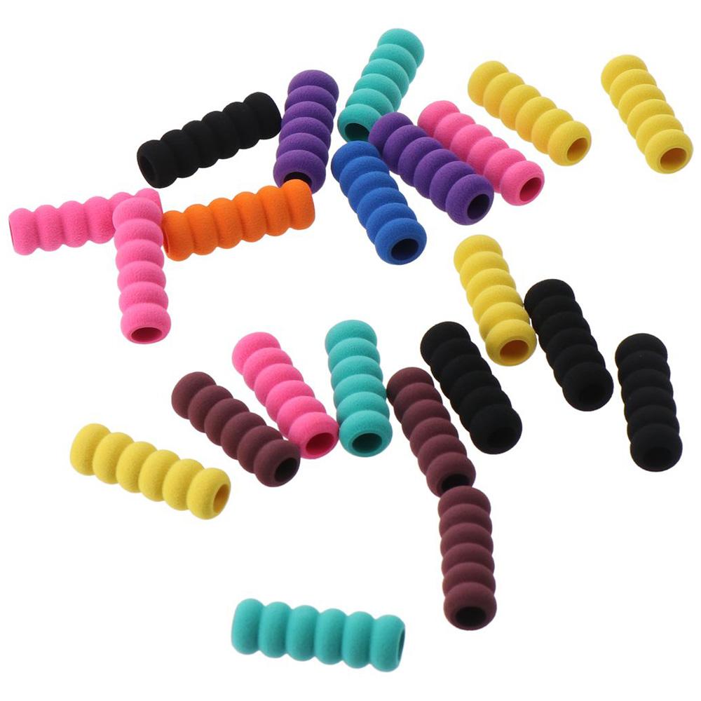 60pcs Colorful Pencil Grips Sponge Colorful Grips Soft Foam Pencil Grips Soft Foam Grips Drawing