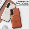 Wireless Charging Magnetic Case for Tecno Spark 40 Pro Pro+ Plus 4G Protective Cover PU Leather Hard Back Shell Coque Funda