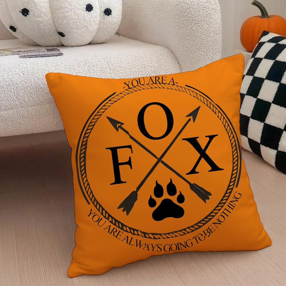 AFTG All for The Game Pillow Case Anti-dustmite Pillowcase Invisible Zipper Silky Short Plush Sofa Cushion Cover