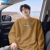 MARK FAIRWHALE Men's Heavyweight Cotton Long Sleeve Crew Neck T-Shirt