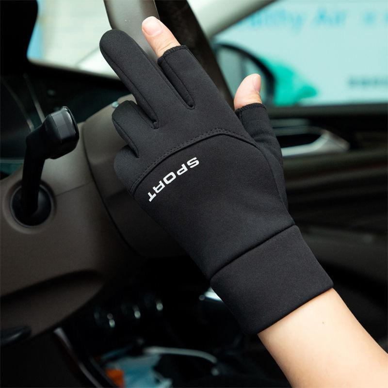 Outdoor Riding Warm Driving Fleece Touch Screen Gloves