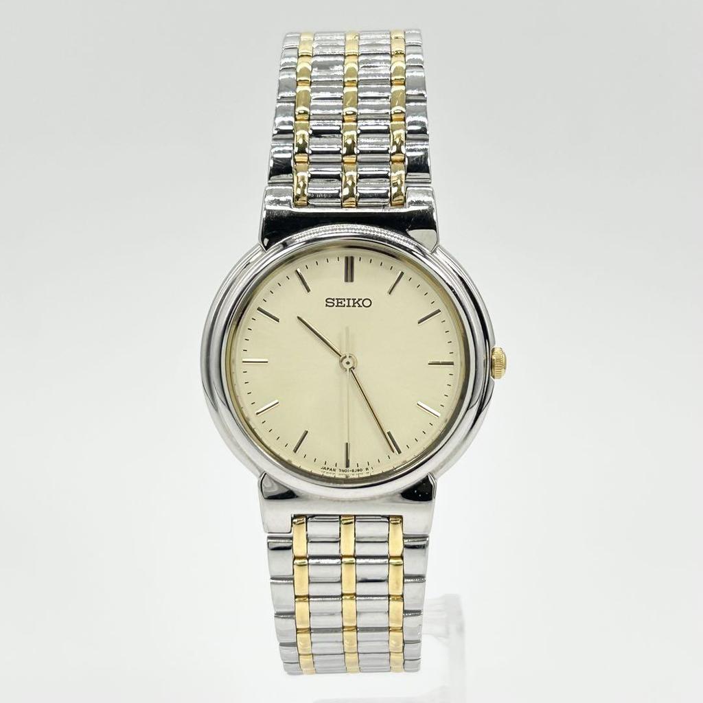 [USED] SEIKO 7N01-6G80 Vintage Quartz Watch