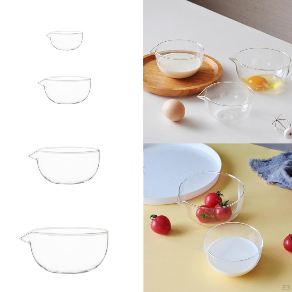 Glass Matcha Bowl Chawan with Pouring Spout Unique Handmade Traditional Mixer Tea for