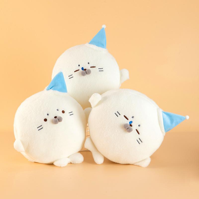 Cartoon Seal Plush Hand Warmer Pillow For Kids And Teens Gift Idea