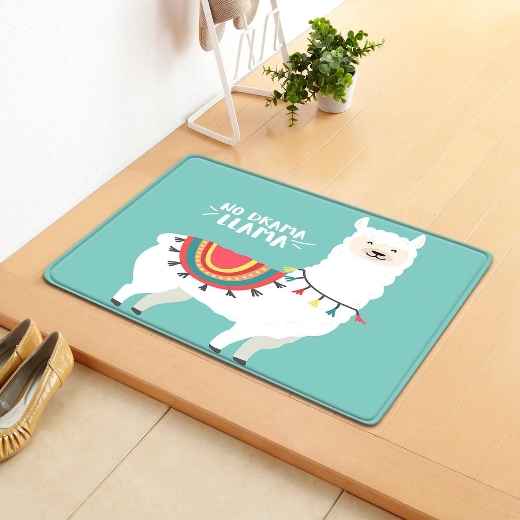 Creative Home Door Mat Water Absorbent Non-Slip Mat Living Room Kitchen Floor Mat Bedroom Carpet