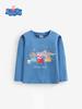 Peppa Pig Kids' Long Sleeve T-shirt – Autumn Round Neck Top for Small and Medium Children