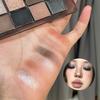 HERORANGE 12-farbige Lidschattenpalette mit mehreren Farben für alle Make-up-Looks Dunkle Lidschattenpalette
