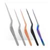 Molecular Gastronomy Bent & Straight Tip Cooking Tweezers for Western & Chinese Cuisine