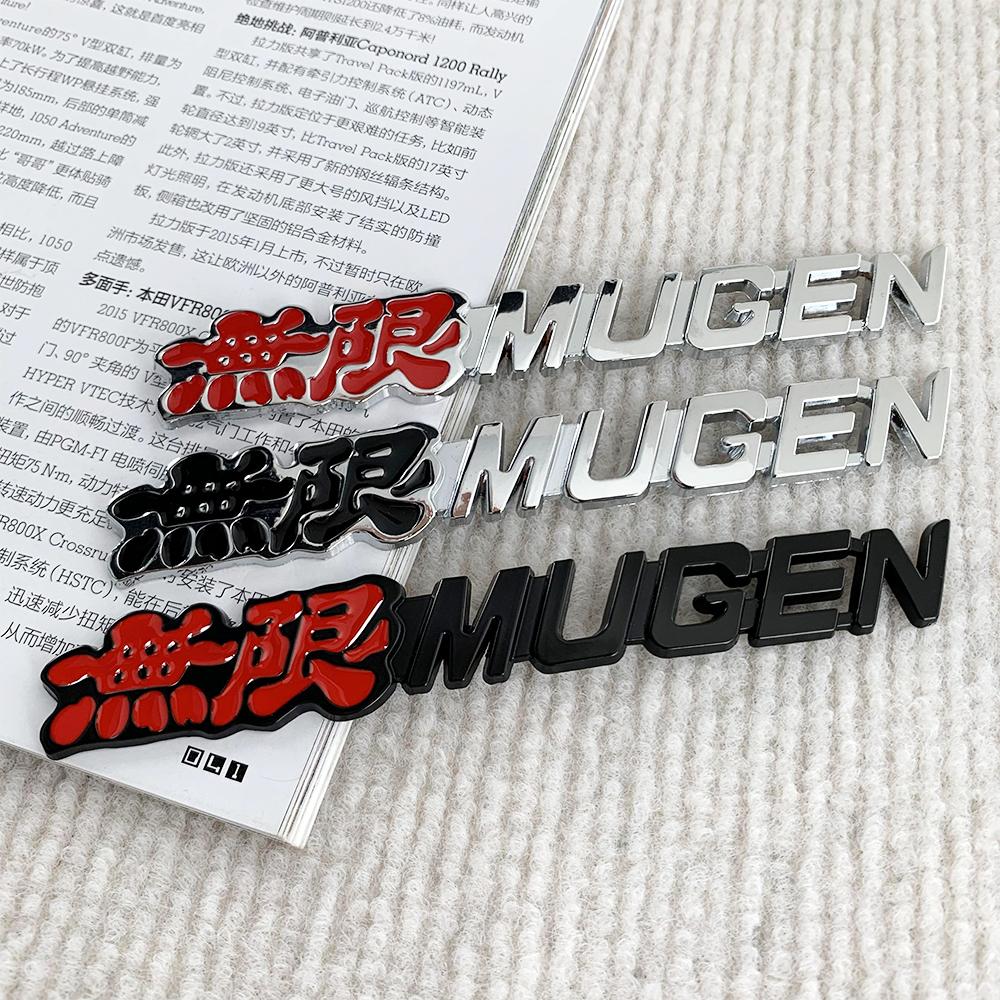 3D-Metall-Emblem für den vorderen Kühlergrill des Autos, R-Typ, Aufkleber mit Logo für Honda CIVIC FD2 FD FA 5 Mugen
