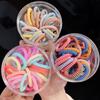 Elásticos de Cabelo Pequenos Tipo Fio de Telefone para Crianças - Acessórios de Rabo de Cavalo para Bebês e Meninas Pequenas