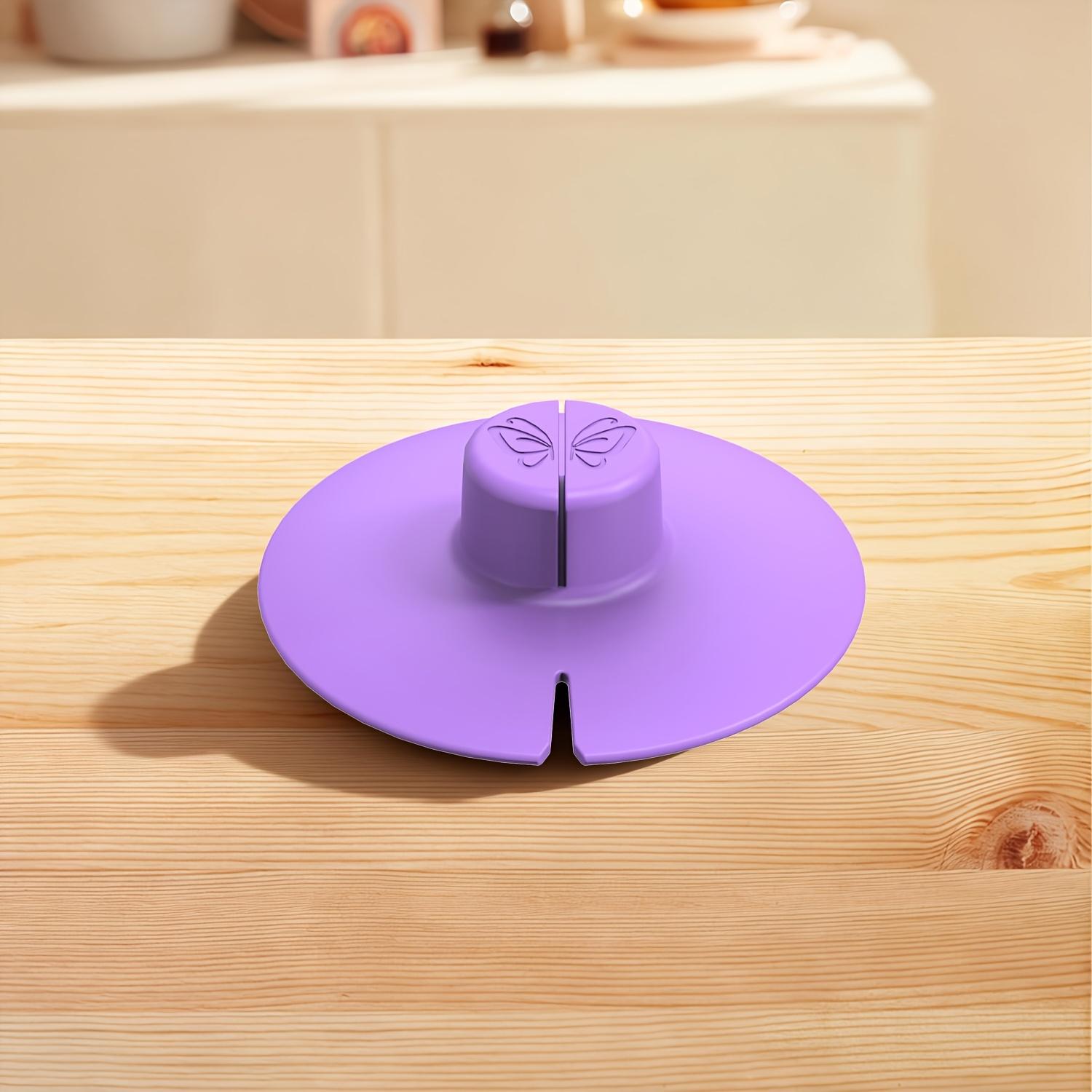 1A silicone tea bag assistant Can be used as a tea bag holder and squeezer Easy to Use No Residue Dishwasher Cleaning Available светло-фиолетовый