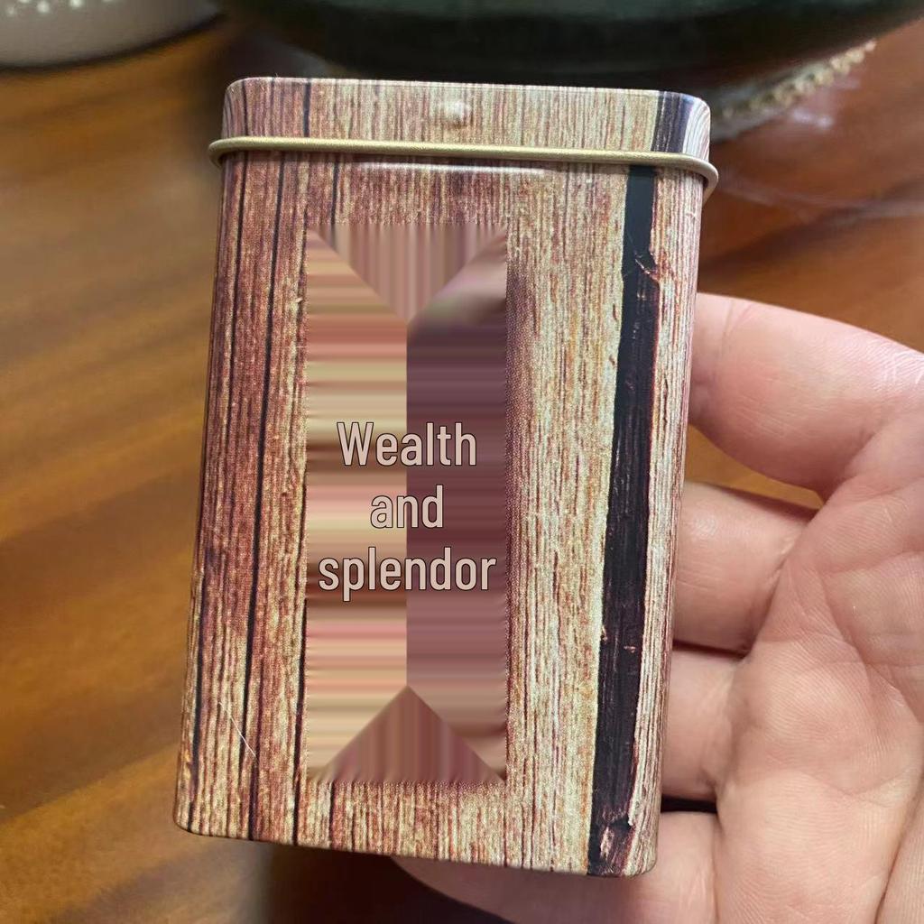 Men's 20-Capacity Tinplate Cigarette Case, Personalized Metal Hand-Rolled Holder, Multi-Pattern, Waterproof & Moisture-Proof.