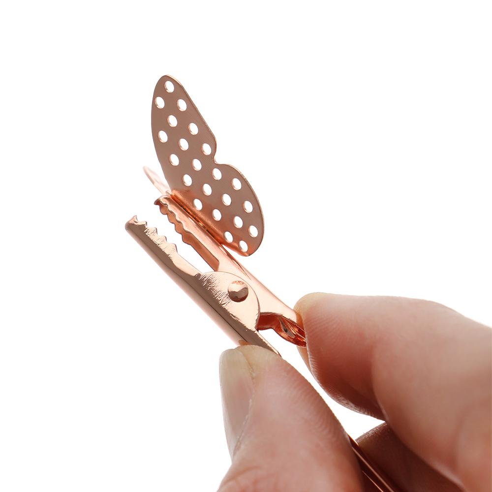 Flamingo Pattern Wedding Supplies Paper Clamp Butterfly Shape Photos Clips Clamps Stand Place Card