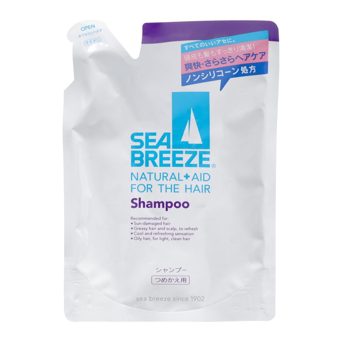 

Sea Breeze Shampoo Refill 400ml x 6