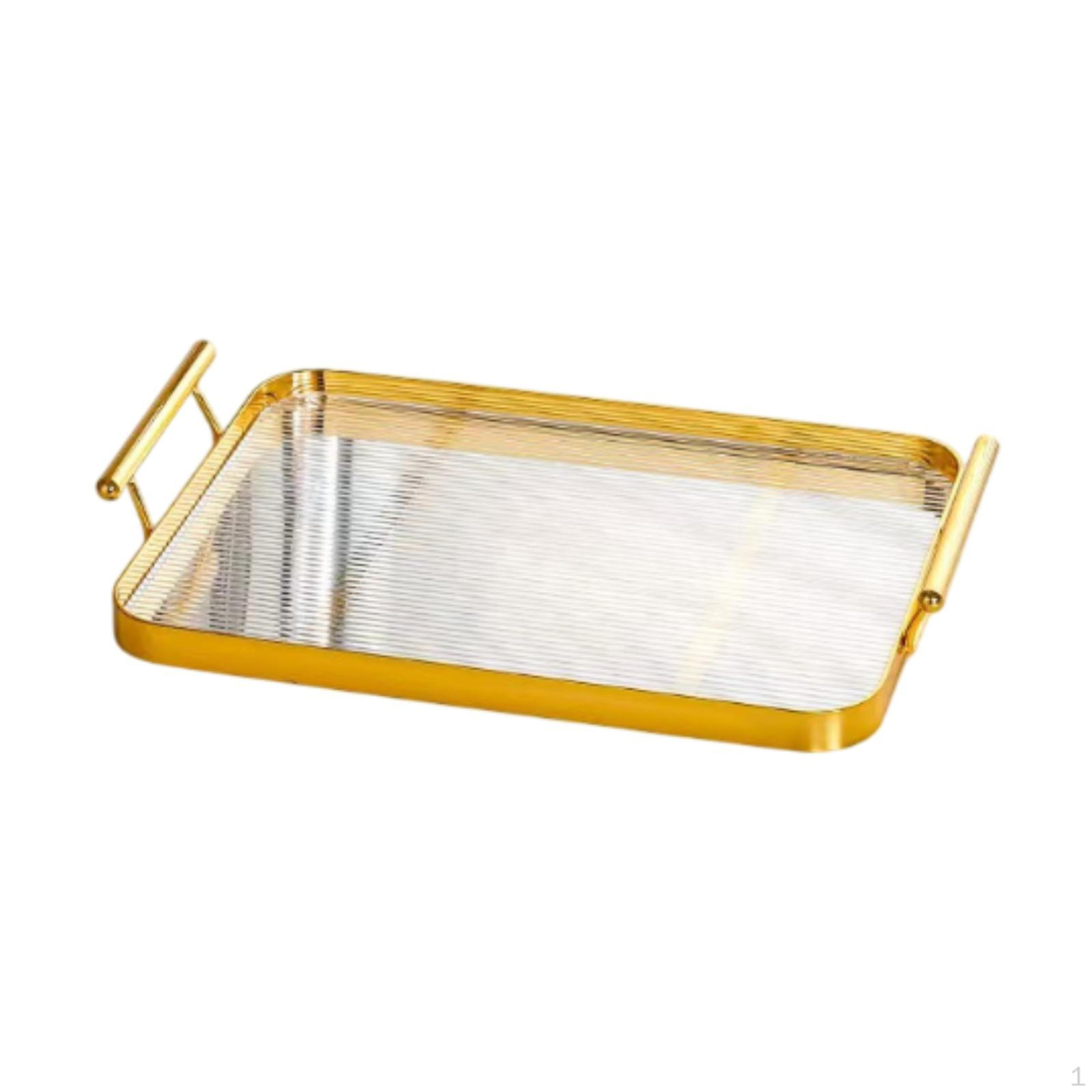 

Акриловый поднос с ручками для подачи чая и демонстрации фруктов дома или в кафе