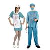 Creepy Outfit Surgeon With Blood Details For Halloween And Events Masquerade