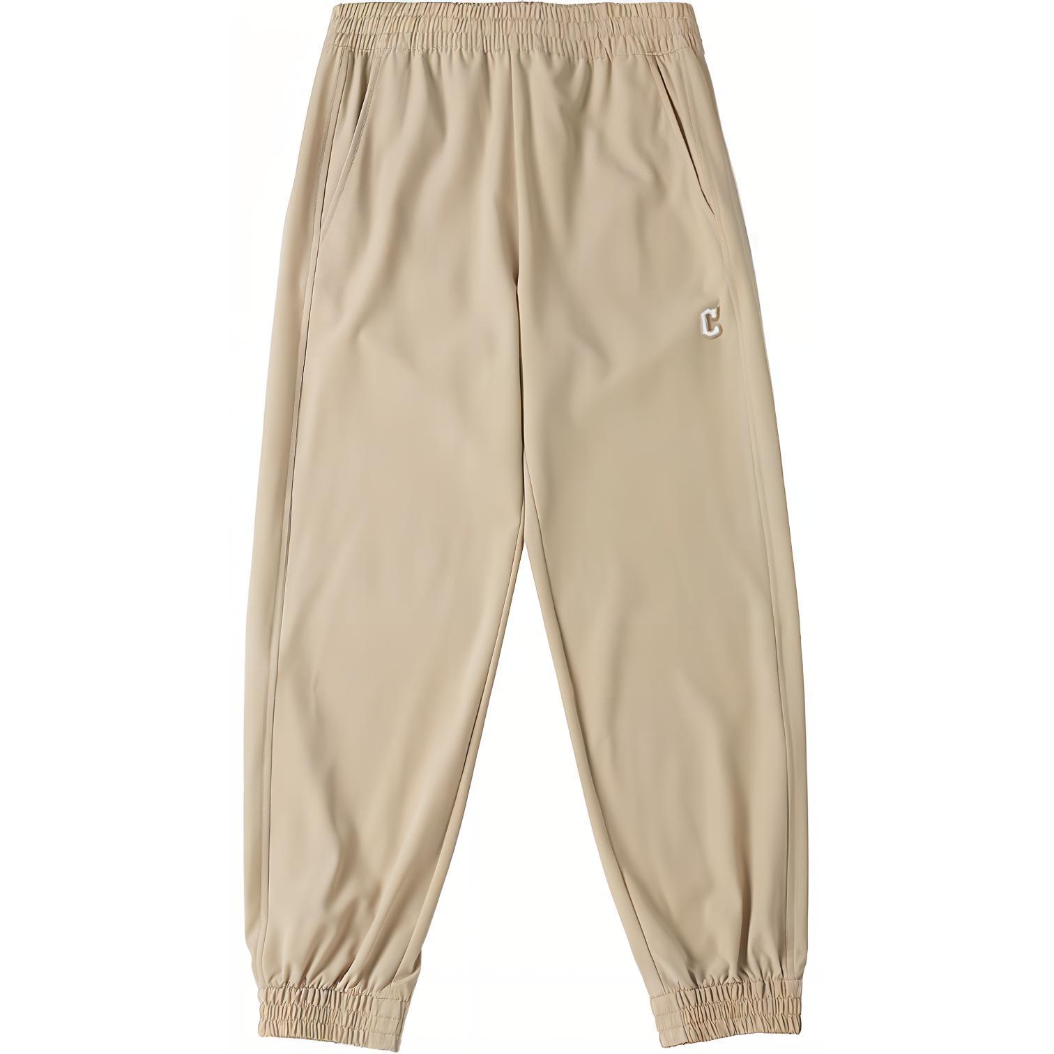 

New MLB Casual Pants Unisex Linen Beige Yellow 3AWPB0143-45BGM XS