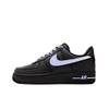 Air Force 1 Rutschfest, Abriebfest, Leicht, Niedrig geschnitten, Skateboard-Schuhe, Damen, Schwarz Blau DD8959-001(Team189-)
