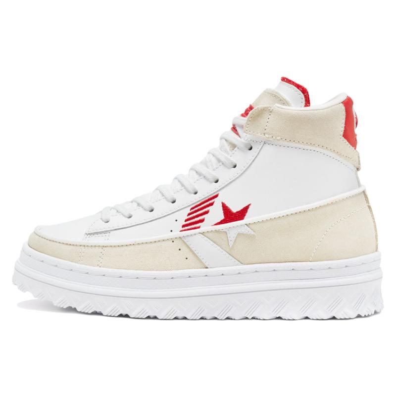 

Converse Cons Pro Leather X2 High-Top Board Shoes Unisex White Red 41