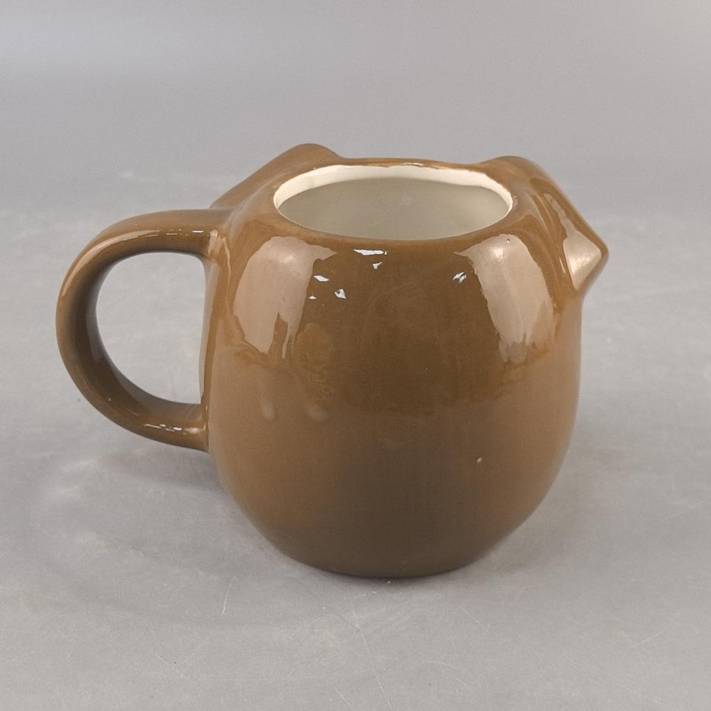 Handbemalte Hunde-Kaffeetasse Keramiktasse Teetasse Tierkopf Geschenktasse Hundekopf Keramiktasse