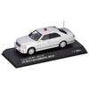 RAI'S 1/43 Toyota Crown (JZS175) 2004 Tokyo Metropolitan Police Department Traffic Mobile Unit Vehicle (Undercover, Silver) - Finished Model