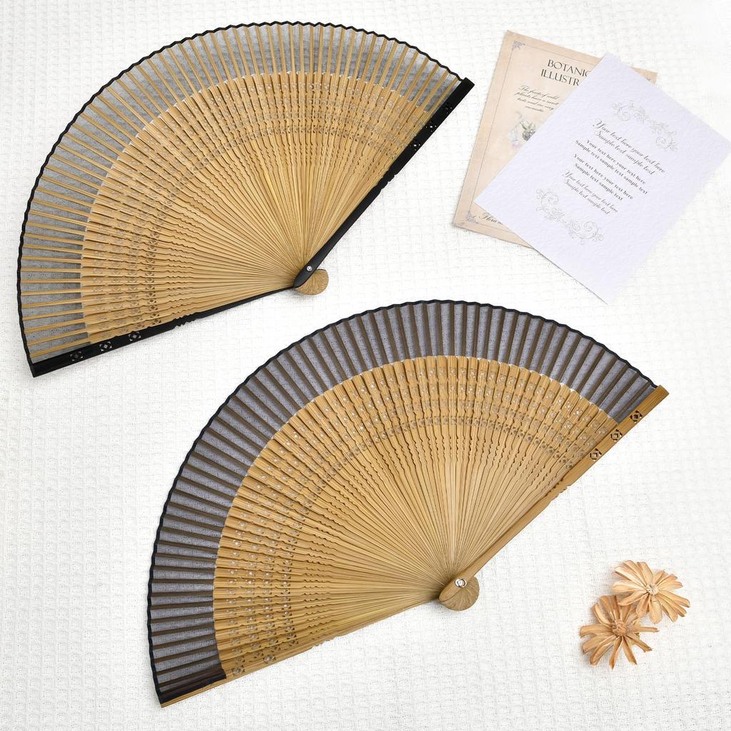 Ganve Folding Made in Durable and Premium Comes with a Bag and Gift and Folding Perfect for Summer Day Fireworks Festival Yukata Kimono Summer