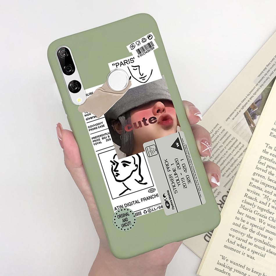 6.59" For Cover Huawei P Smart Z Case Huawei Y9 Prime 2019 STK-LX1 Shockproof Cases Silicone TPU Cute Printed Pattern Back Cover