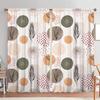 2pcs Simple and Stylish Pattern Printed Curtains   Suitable for Family and Friends   Shade the Sun and Protect Privacy