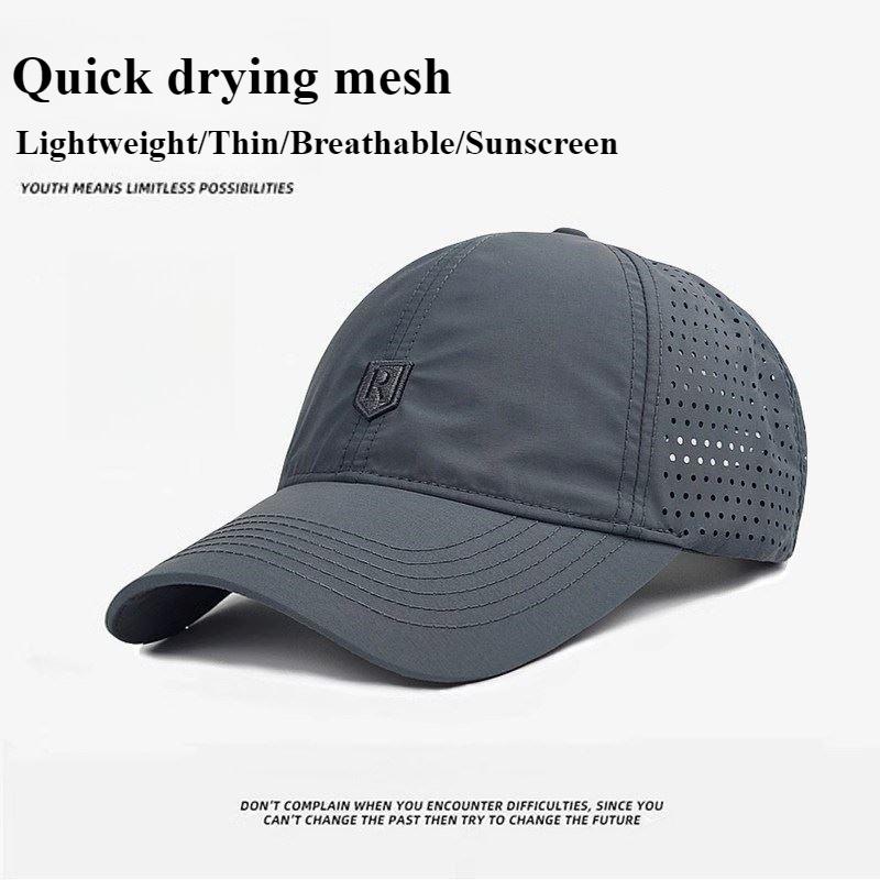 Unisex Summer Baseball Cap - Lightweight Mesh Quick-Dry UV Protection Sports Snapback Breathable Outdoor Sun Hat and Sun Hat