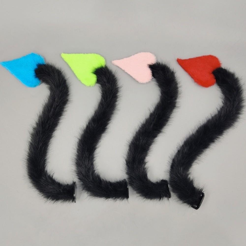 Bentable Cat Ears Furry Devil's Sweetheart Tail Fashion Halloween Costume Cosplay Props Adults