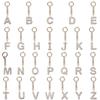 Shimmering Crystal Embedded Key Chain with Customizable Letter Design, Modern Alloy Fashion Keyrings Accessory