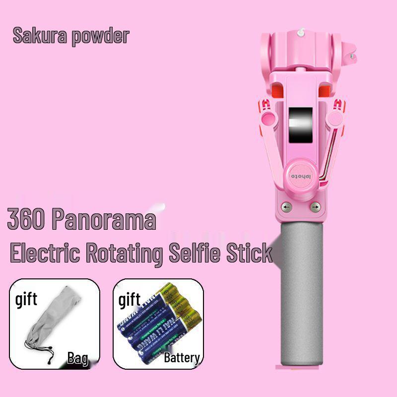 360° Rotating Bluetooth Selfie Stick & Live Streaming Stand