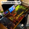 Large Mouse PadTeenage Mutant Ninja Turtles Custom Name Text Personalized Desk Mat Non Slip Gaming Pad