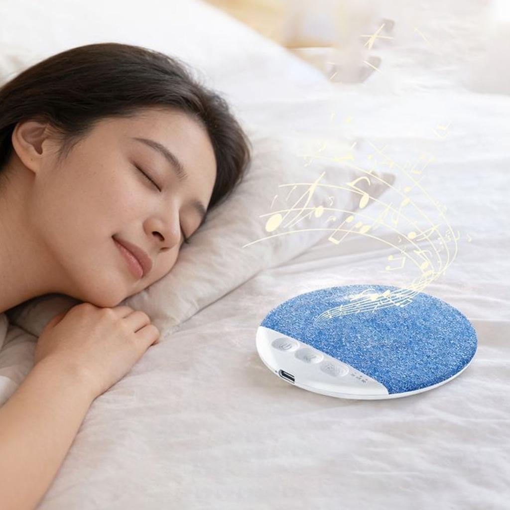 Pillow Speaker Timed Shutdown Light Music White Noise Bedside Speaker for Sleeping