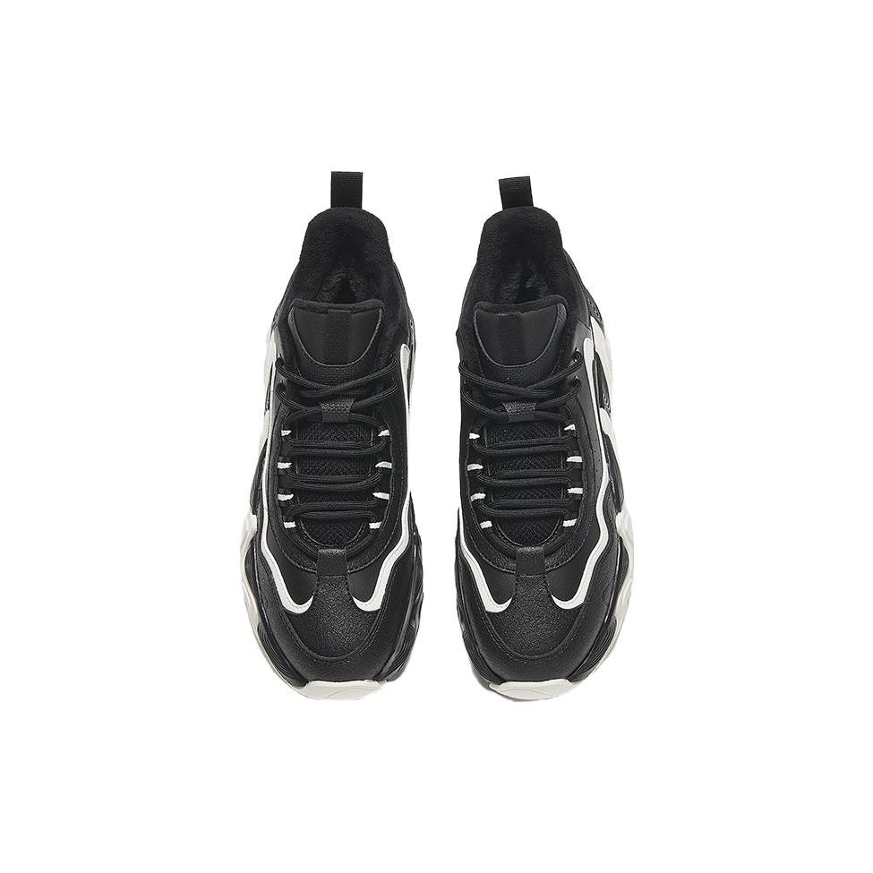 Anta After Wave 1.0 Comfortable Shock Absorbing Sweat Absorbing High Top Casual Shoes Women Casual Shoes Black 922348904-2