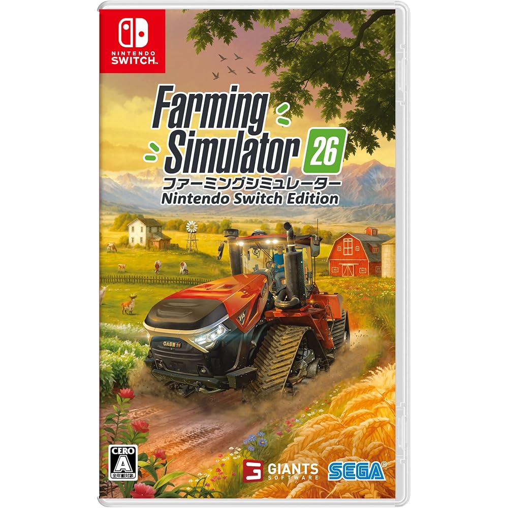 Farming Simulator + Nintendo Switch Edition + Realistic Farming Gameplay + Nintendo Switch Game