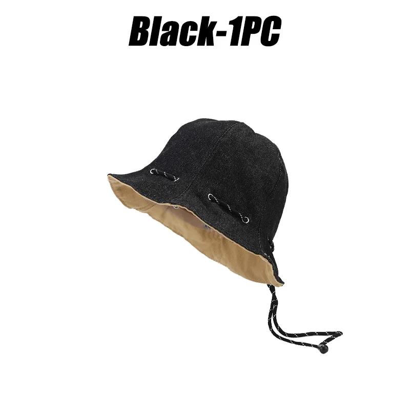 Double Sided Reversible Bucket Hat UV Protection Adjustable Lightweight Packable Sun Hat for Outdoor Spring Summer Hiking Travel