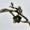 Metal Fruit Bowl with Handle Floral Decorative Centerpiece Vintage-Style