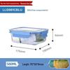 Lock & Lock 2-Piece Heat-Resistant Glass Lunch Box Set: Microwave and Refrigerator Safe, Sealed for Freshness. Gift-Ready.