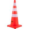 Safety Cones Traffic Cones 6 x 36" Orange Reflective Collars Road Cones