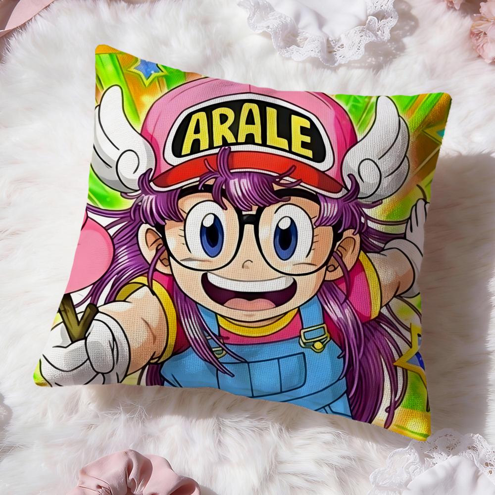 Anime D-Dr. SlumpS Cushion Cover Premium Comfort Reversible Pillow Cove -Two in One Design for Any Room & Car Interior