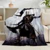 1PC Knights Templar Symbol Flannel Blanket Gift, Suitable for Both Men And Women, Soft Ideal for Beds And Sofa, Birthday Or Christmas Gift